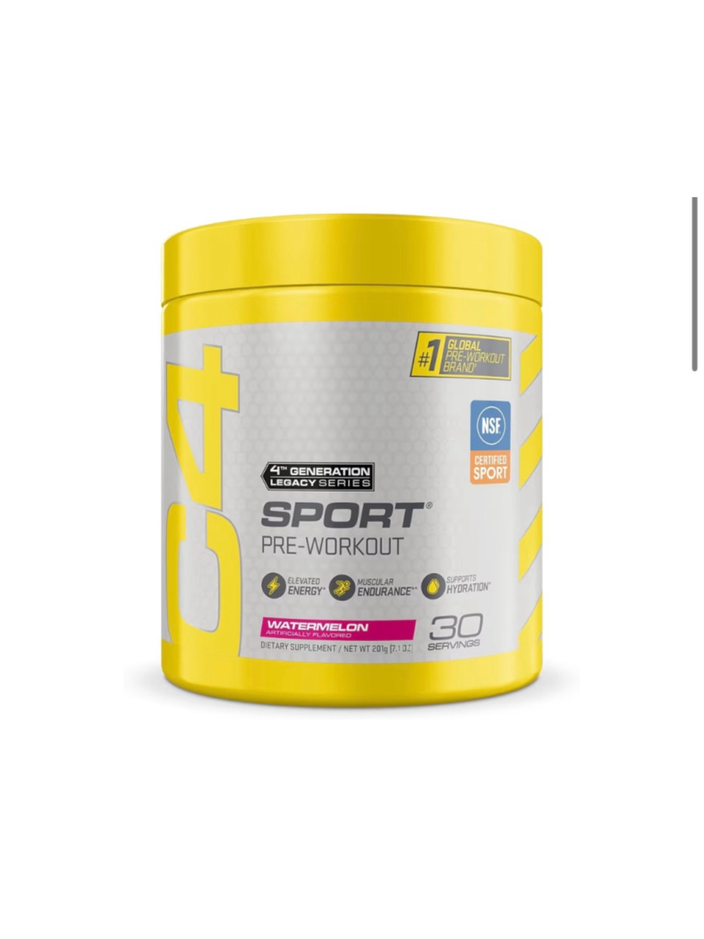 NEW 8 Cellucor C4 Sport Pre Workout Powder Watermelon NSF 240 Servings $176 - Picture 3 of 9